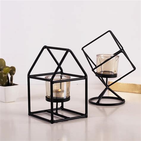 metal house frame candle holder|metal candle holders.